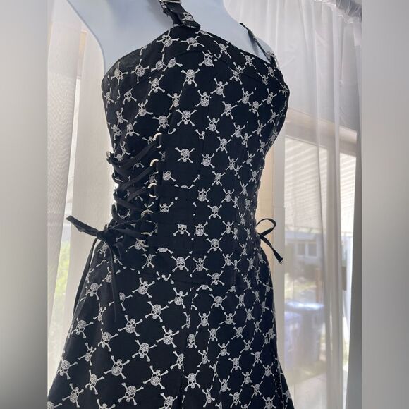 Tripp Skull and Cross Bones Print Dress - Picture 3 of 9